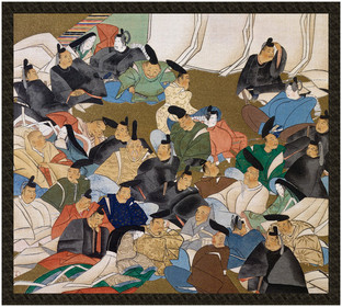 Naszywka 36 poetów Ogata Korin