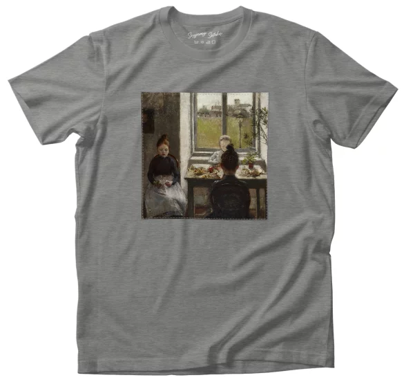 Koszulka z naszywką Kwiaciarki Olga Boznańska