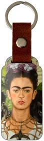 Brelok Autoportret z cierniowym naszyjnikiem i kolibrem Frida Kahlo