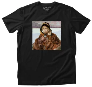 Koszulka z naszywką Modląca się dziewczynka Jacek Malczewski