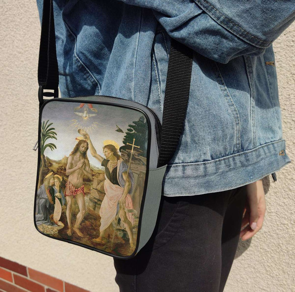 Torba Listonoszka Chrzest Chrystusa Leonardo da Vinci