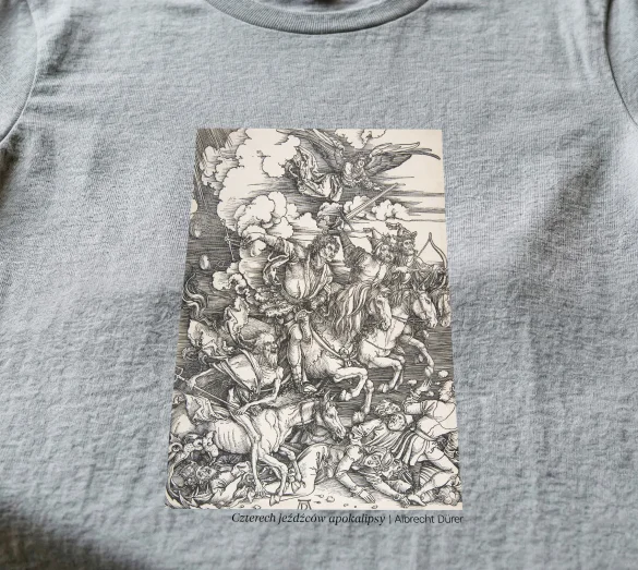 Koszulka z nadrukiem Czterech jeźdźców apokalipsy Albrecht Dürer