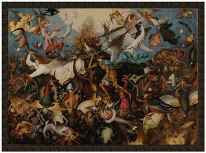 Naszywka Upadek zbuntowanych aniołów Pieter Bruegel starszy