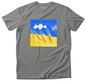 Koszulka z naszywką Pejzaż - Kłosy Władysław Strzemiński