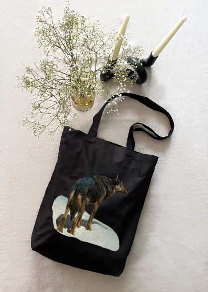 Torba bawełniana Wilk Alfred Wierusz-Kowalski