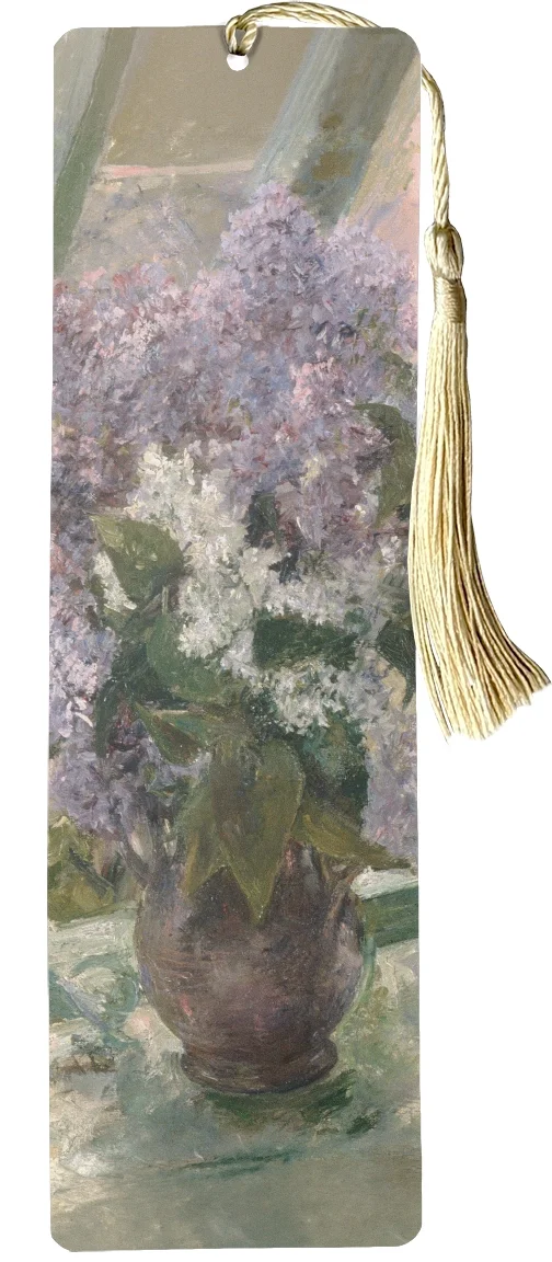 Zakładka do książki Bzy w oknie Mary Cassatt