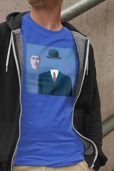 Koszulka z naszywką Pielgrzym René Magritte