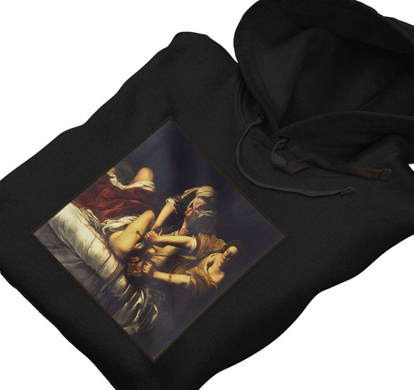 Bluza z naszywką Judyta odcinająca głowę Holofernesowi Artemisia Gentileschi