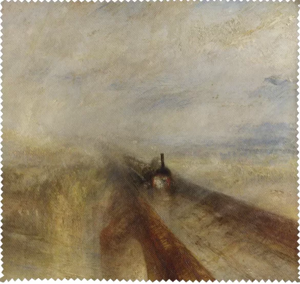 Ściereczka do okularów Deszcz, para i prędkość - Wielka Zachodnia Kolej William Turner