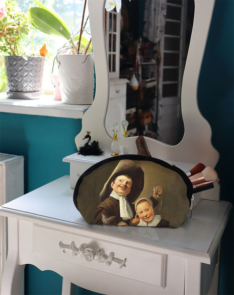 Kosmetyczka Chłopiec i dziewczynka z kotem i węgorzem Judith Leyster