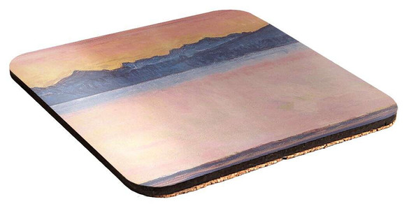 Podkładka pod kubek Genfersee mit Mont-Blanc im Morgenrot Ferdinand Hodler