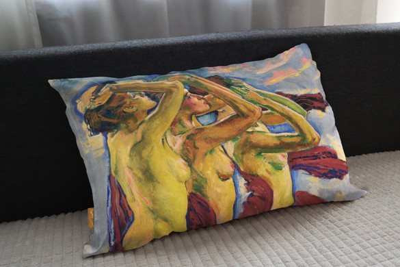 Poduszka Trzy akty Koloman Moser