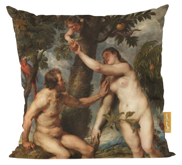 Poduszka Adam i Ewa Peter Paul Rubens
