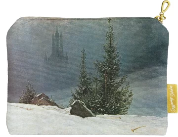 Kosmetyczka mini Pejzaż zimowy Caspar David Friedrich