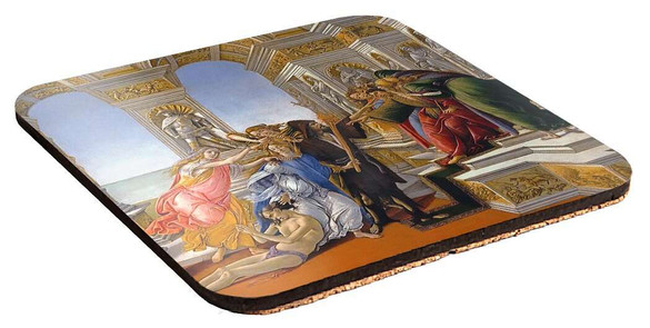 Podkładka pod kubek Oszczerstwo według Apellesa Sandro Botticelli