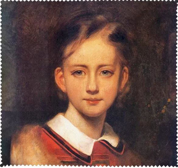 Ściereczka do okularów Portret dziewczynki Artur Grottger
