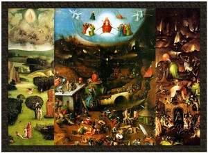 Naszywka Sąd Ostateczny Hieronim Bosch