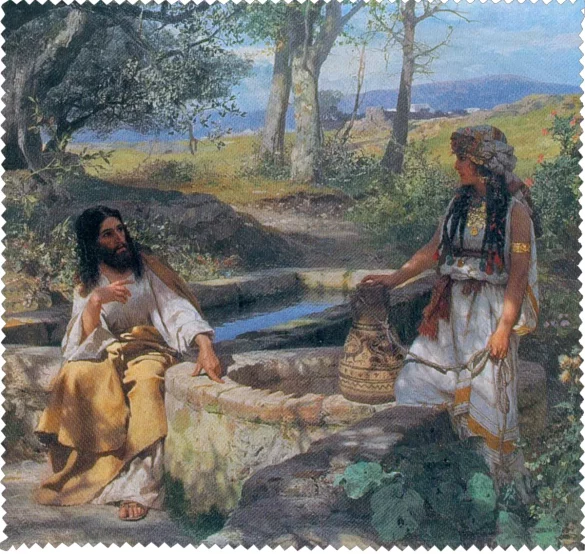 Ściereczka do okularów Chrystus i Samarytanka Henryk Siemiradzki