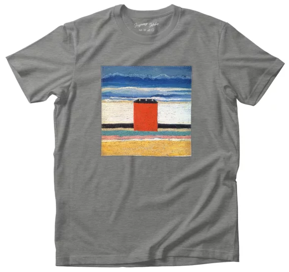 Koszulka z naszywką Czerwony Dom Kazimir Severinovich Malevich