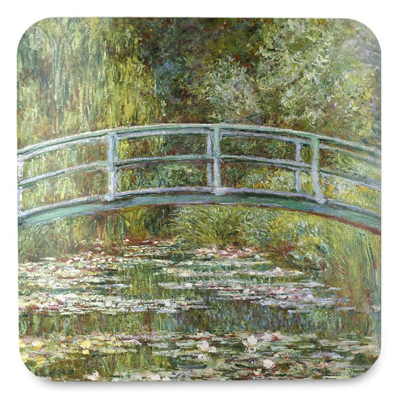 Podkładka pod kubek Most nad stawem z liliami wodnymi Claude Monet