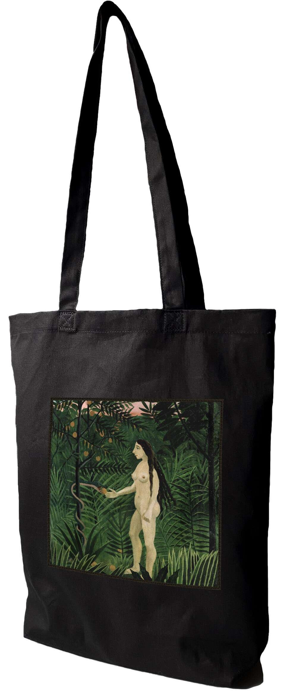 Torba z naszywką Eve Henri Rousseau, Czarna