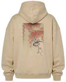 Bluza oversize Sikora bogatka na gałęzi paulowni Ohara Koson