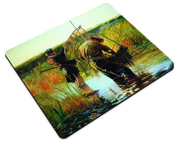 Podkładka Rybacy brodzący w wodzie Leon Wyczółkowski 36x29cm