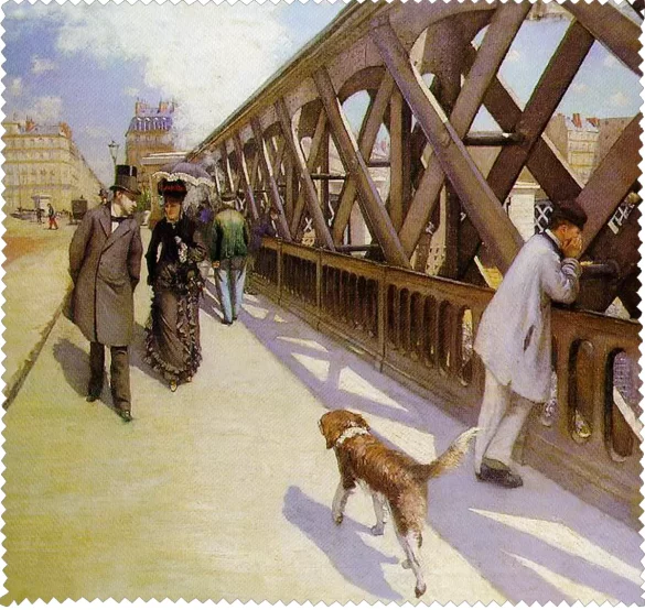 Ściereczka do okularów Most Europy Gustave Caillebotte