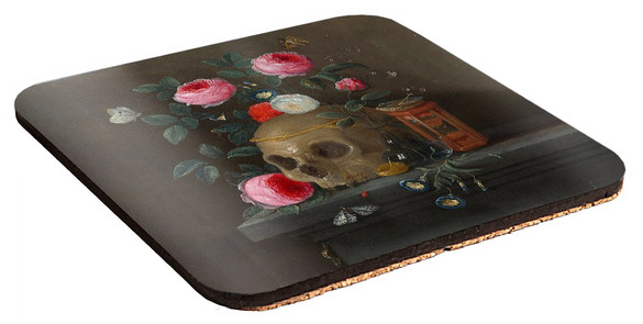 Podkładka pod kubek Vanitas martwa natura Jan van Kessel (starszy) 