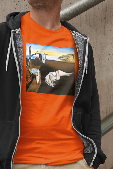 Koszulka z naszywką Trwałość pamięci Salvador Dali