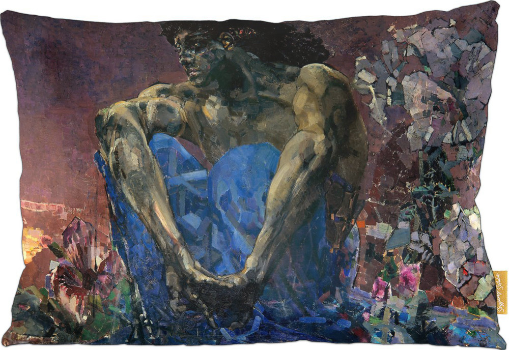 Poduszka Demon (siedzi) Mikhail Aleksandrovich Vrubel