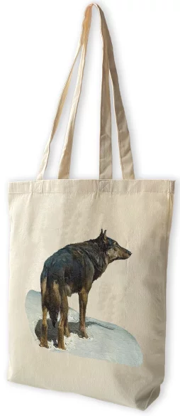 Torba bawełniana Wilk Alfred Wierusz-Kowalski