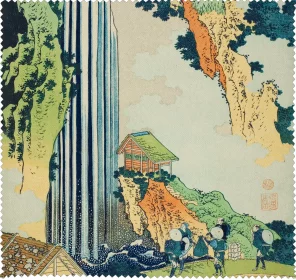 Ściereczka do okularów Wodospad Ono na drodze Kisokaidō Katsushika Hokusai