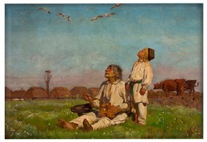 Magnes Bociany Józef Chełmoński