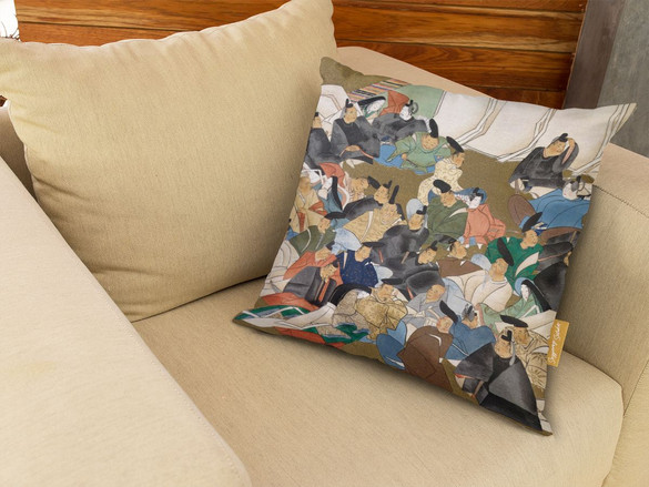 Poduszka 36 poetów Ogata Korin