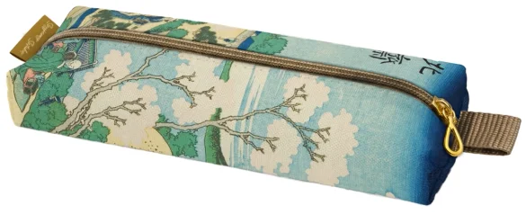 Piórnik szkolny prostokątny Wzgórze Goten w Shinagawa nad Tokaido Katsushika Hokusai