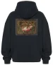 Bluza oversize Dekoracyjna martwa natura Z girlandą kwiatów Jan van Kessel (starszy)