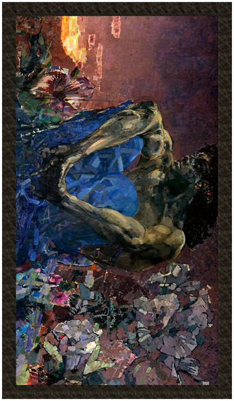 Naszywka Demon (siedzi) Mikhail Aleksandrovich Vrubel