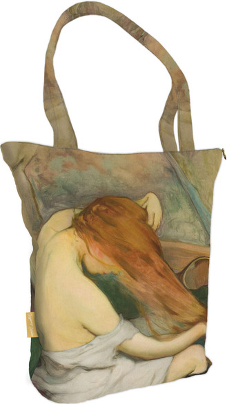 Torba na ramię shopper Czesząca się Władysław Ślewiński