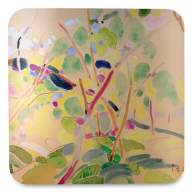 Podkładka pod kubek Krajobraz z drzewami w pobliżu Pretzfeld Curt Herrmann