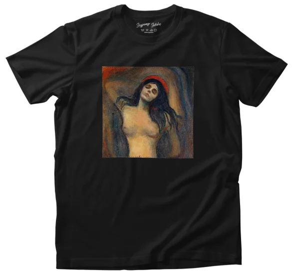 Koszulka z naszywką Madonna Edvard Munch