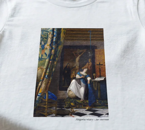 Bluzka damska Alegoria wiary Jan Vermeer