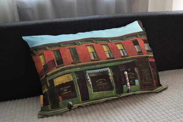 Poduszka Wczesny niedzielny poranek Edward Hopper