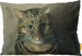 Poduszka Studium głowy kota tabby Louis Wain