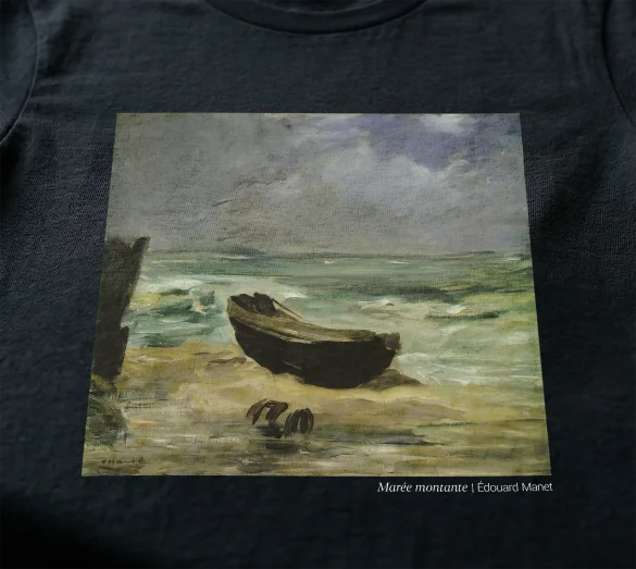 Koszulka z nadrukiem Marée montante Édouard Manet