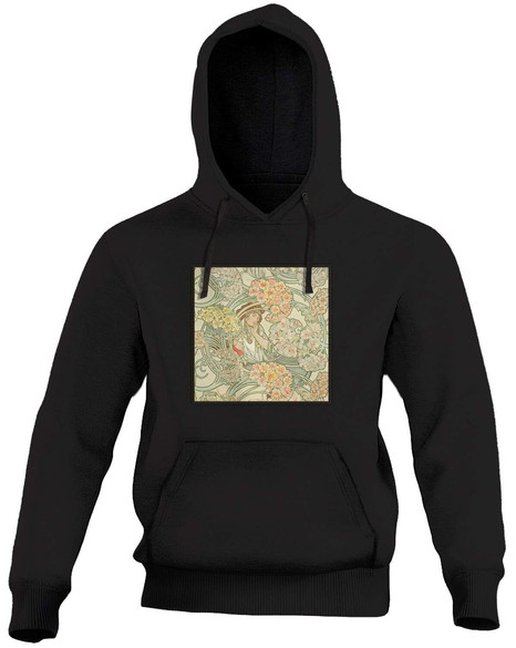 Bluza z naszywką Byzantine – projekt tkaniny Alfons Mucha