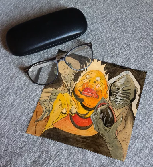 Ściereczka do okularów Azot, Fosfór i Arsen Witkacy