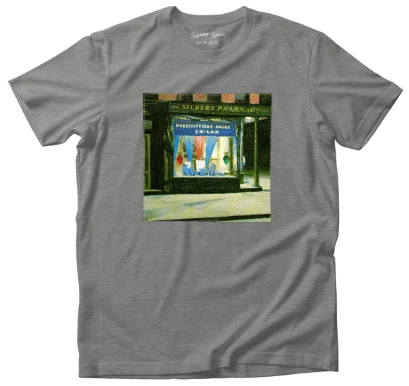 Koszulka z naszywką Apteka Edward Hopper