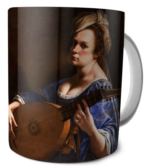 Kubek Autoportret jako lutnistka Artemisia Gentileschi