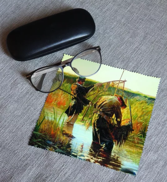 Ściereczka do okularów Rybacy brodzący w wodzie Leon Wyczółkowski
